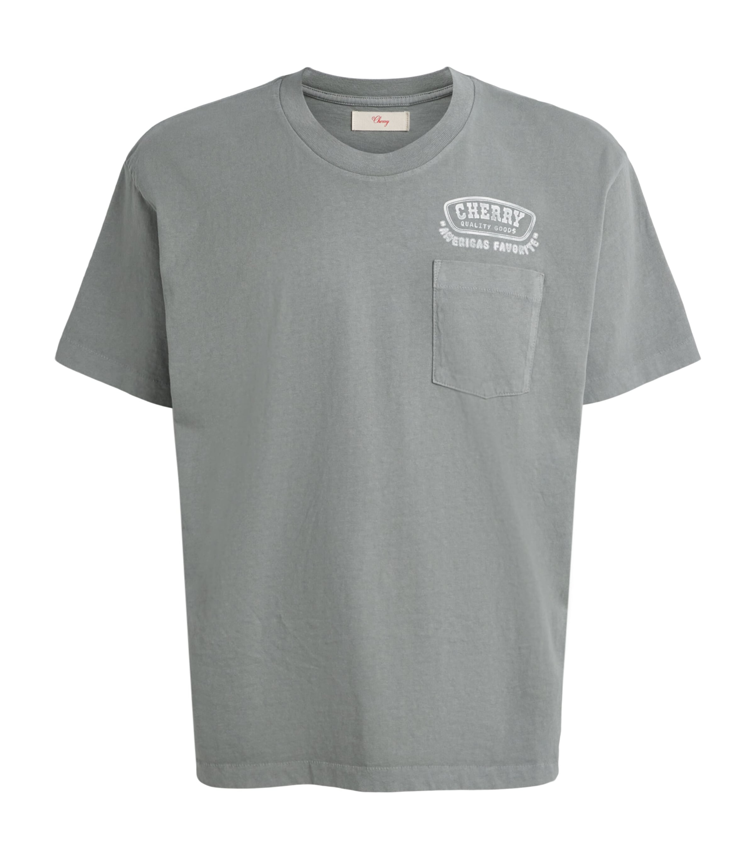 Cherry Los Angeles Mens Cotton Cape Canaveral T-Shirt Smoke Image 1