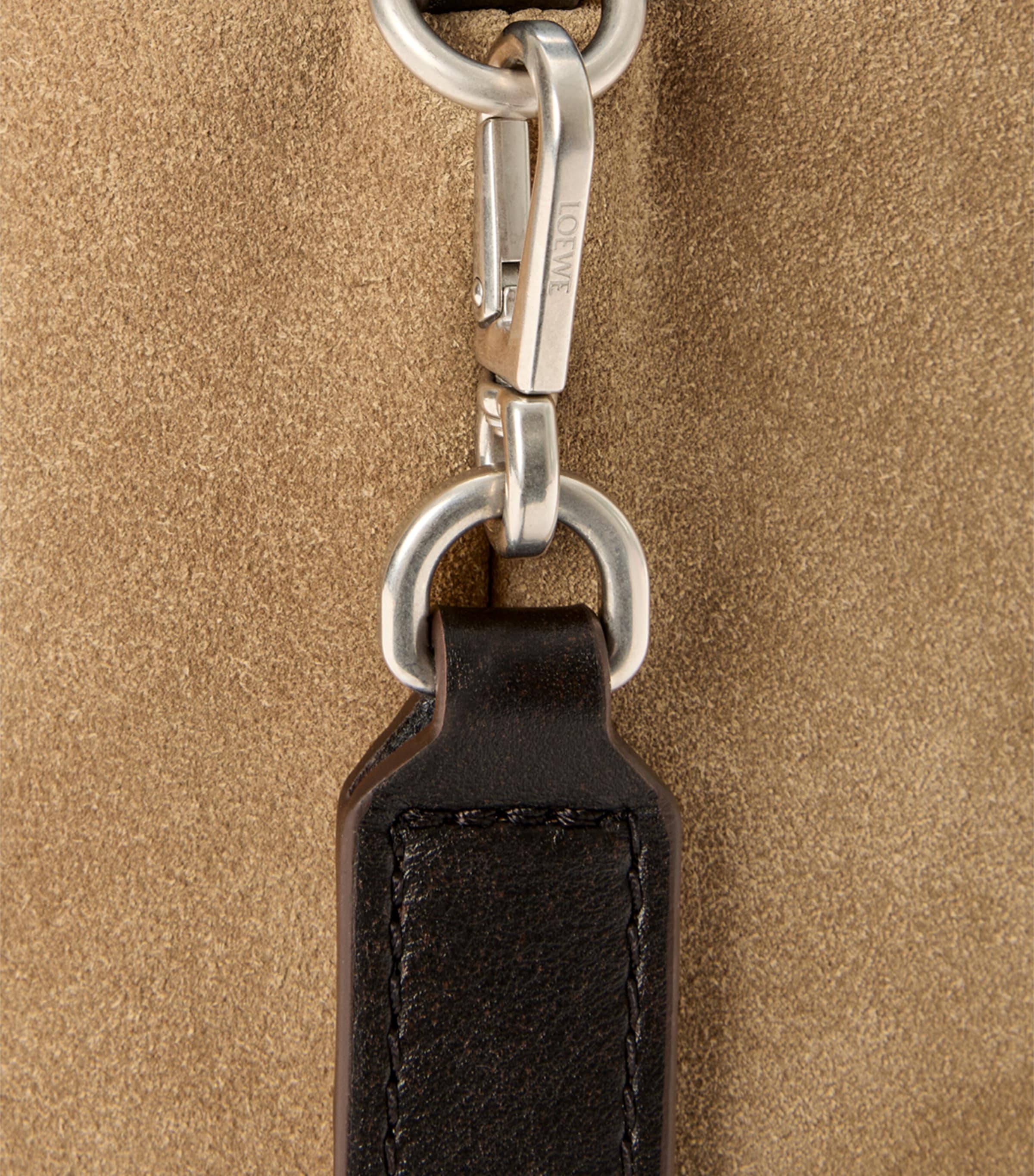 Medium Calfskin Flamenco Panta Clutch Bag VINTAGE BROWN Image 10