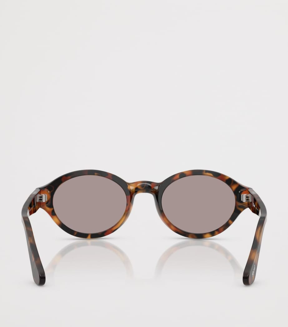 Persol Acetate Loris Oval Sunglasses Image 4