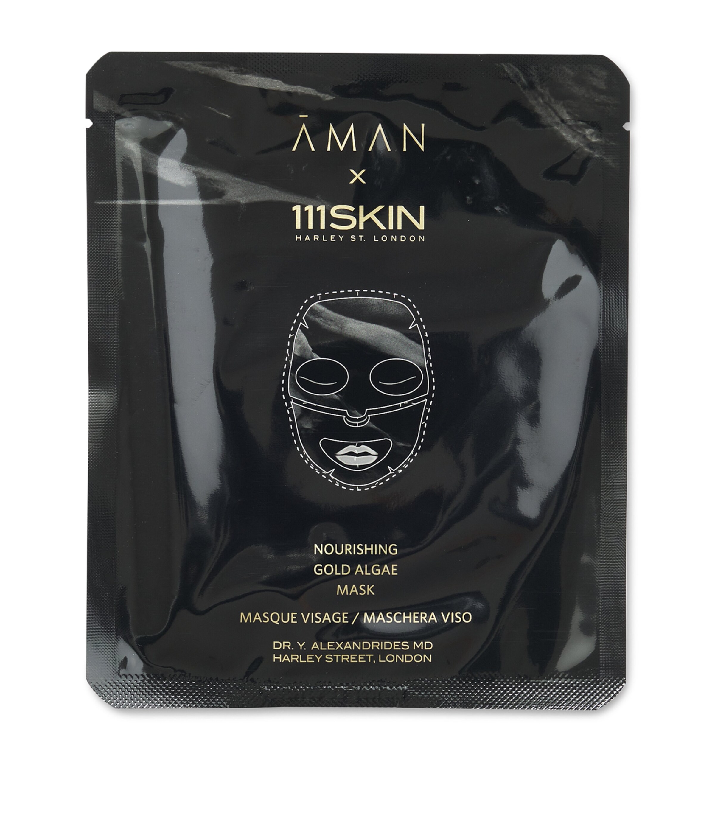 AMAN x 111SKIN Nourishing Gold Algae Face Mask (5 x 30ml) | Skincare | Face Masks | Leave on Masks | Designers | Aman AMAN x 111SKIN Nourishing Gold Algae Face Mask (5 x 30ml) | Skincare | Face Masks | Leave on Masks | Designers | Aman