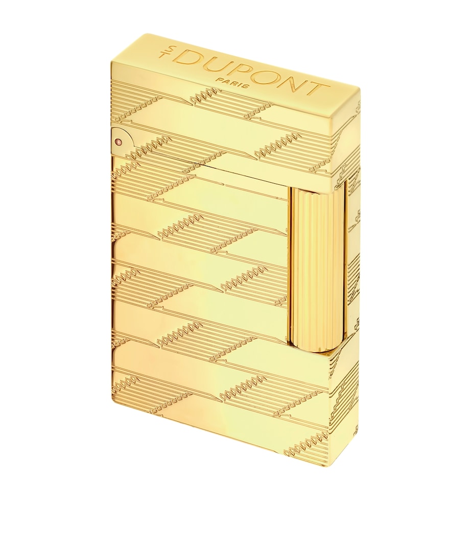 Monogram 1872 Guilloche Ligne 2 Lighter GOLD Image 4