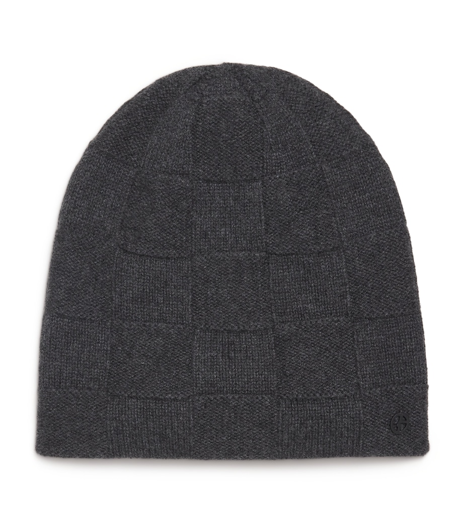 Cashmere Patchwork Beanie O8030 Image 1