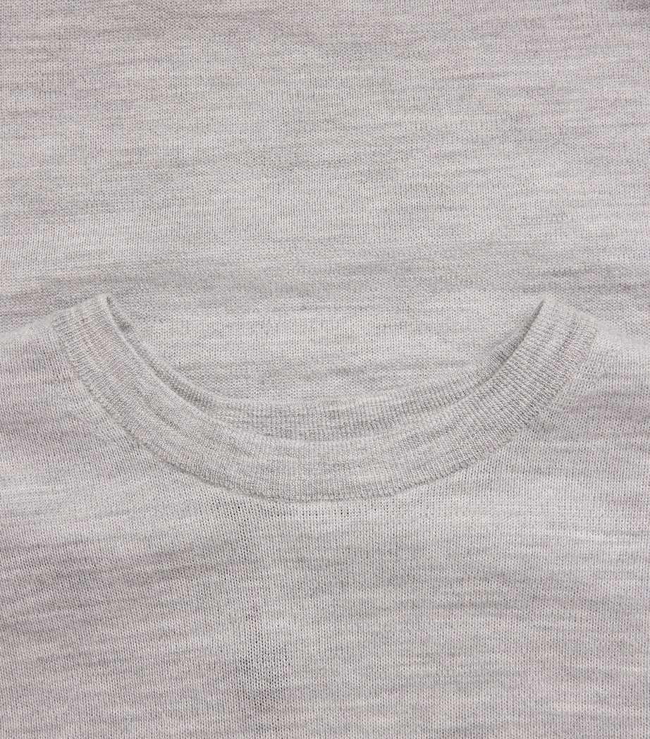 Cashmere-Silk T-Shirt 11010 GREY Image 5