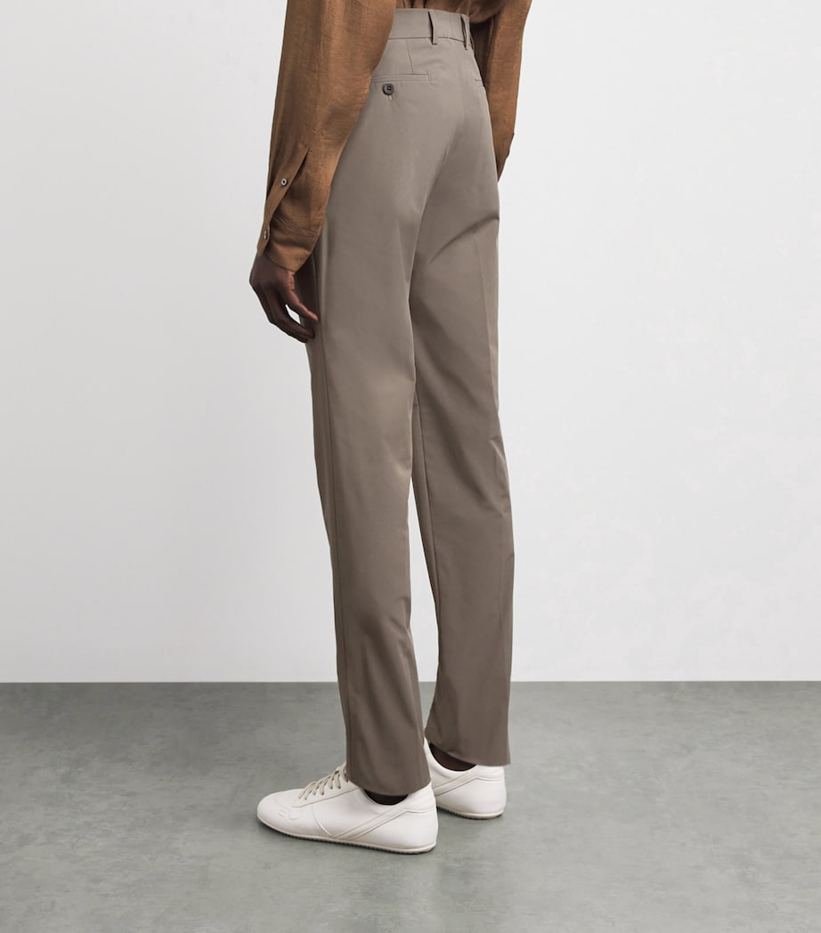 Pal Zileri Mens Active Trousers Light Brown Image 5