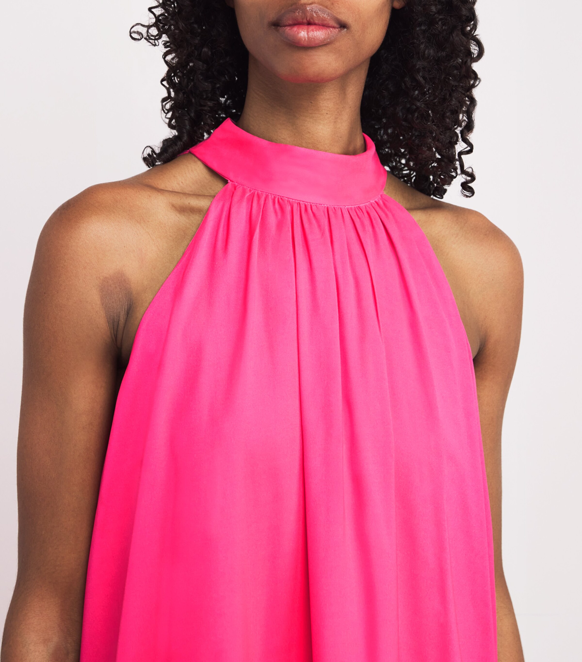 ALICE+OLIVIA アリスアンドオリビア ERNA ティアードミニドレス Erna Mini Dress In Wild Pink | Alice + Olivia