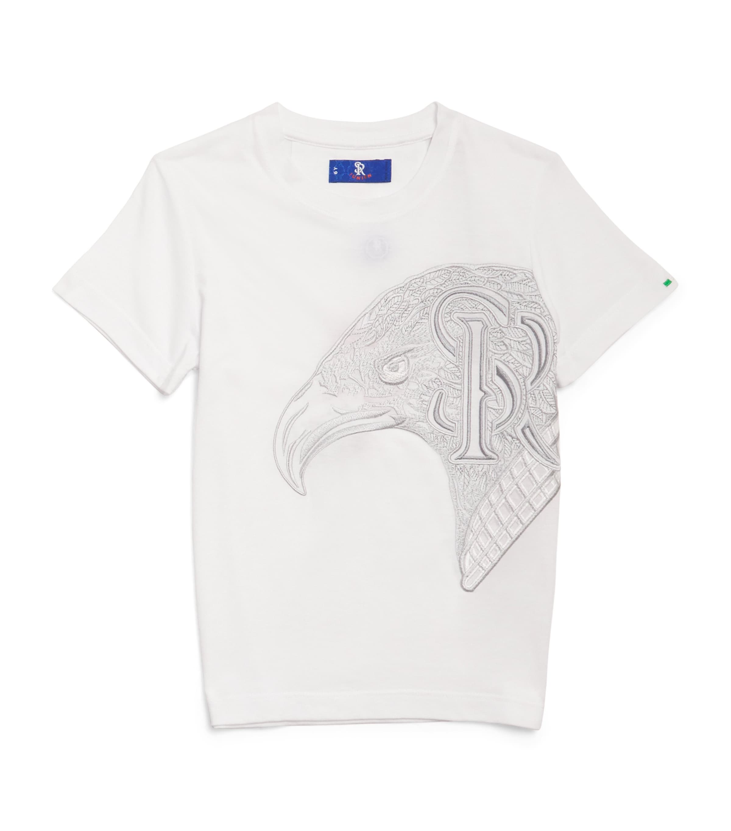 Shop Stefano Ricci Eagle Logo T-shirt In White