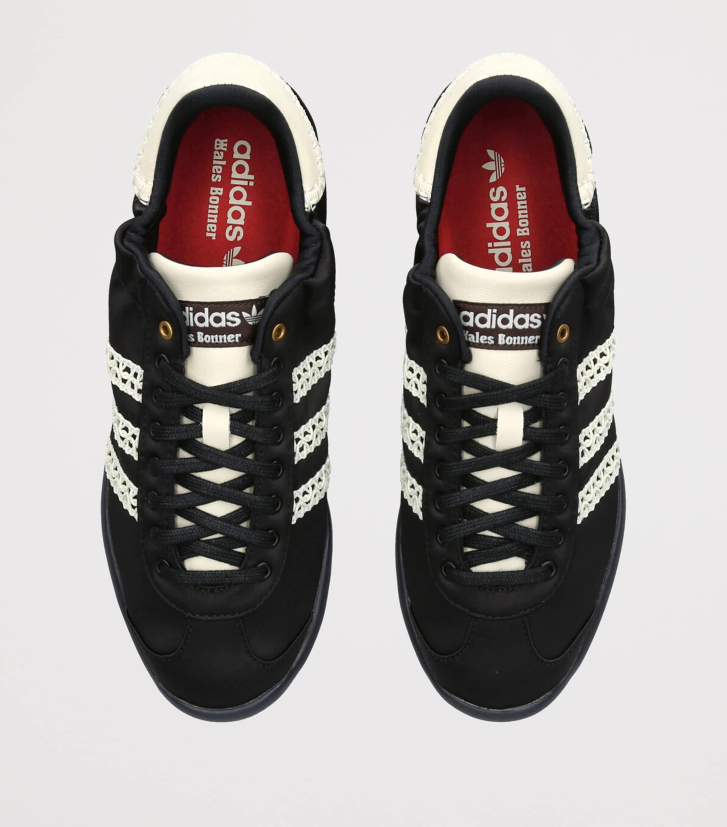 adidas x Wales Bonner Satin Karintha Sneakers BLACK/COMB Image 4