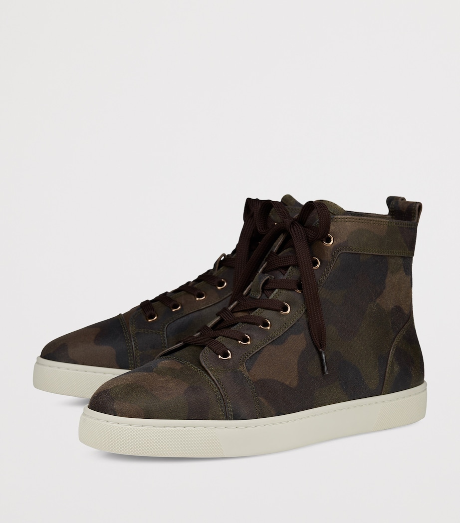 Louis Camouflage High-Top Sneakers E810 Image 2