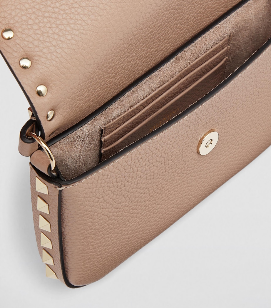 Leather Rockstud Cross-Body Pouch P45 Image 4