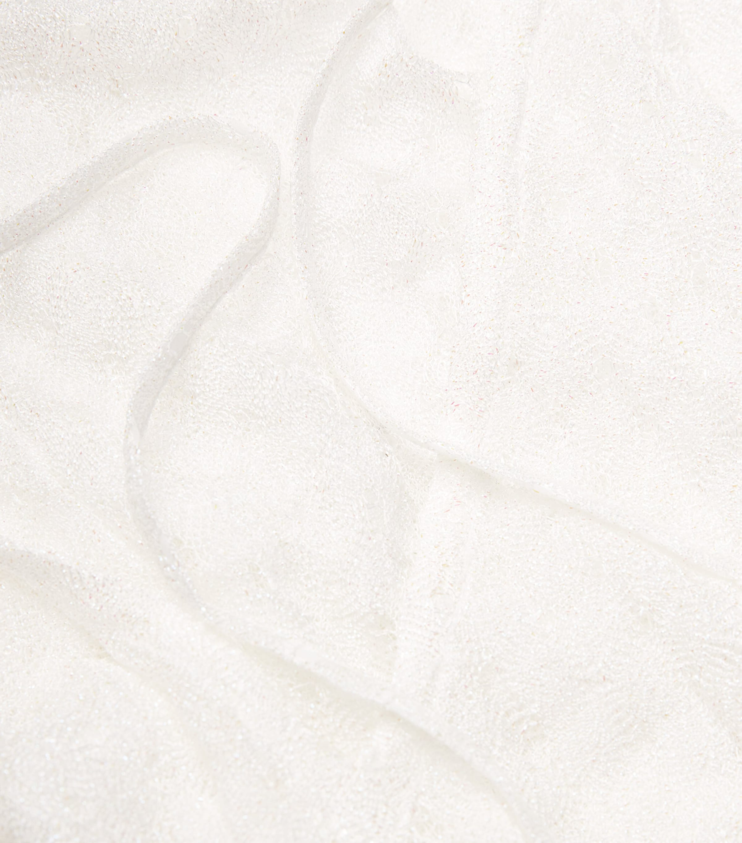 Metallic Knit Kaftan S01JWWHITE Image 5