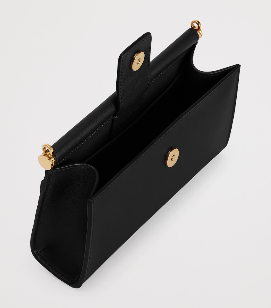 Leather Phone bag 80999-BLACK Image 3