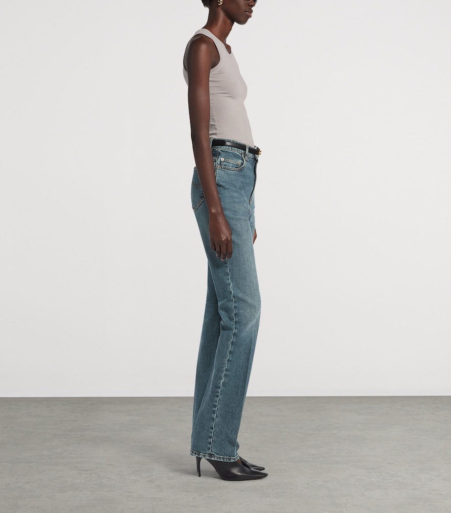 Balenciaga Womens High-Rise Slim Jeans Image 4