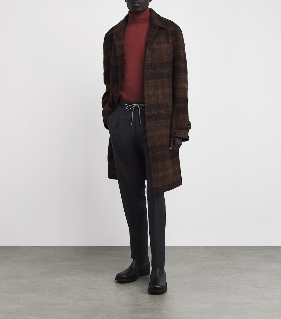 Wool-Cashmere Drawstring Trousers 21 GREY Image 2