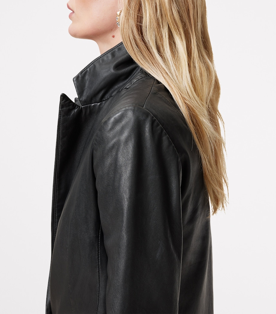 Leather Deri Blazer BLACK Image 5