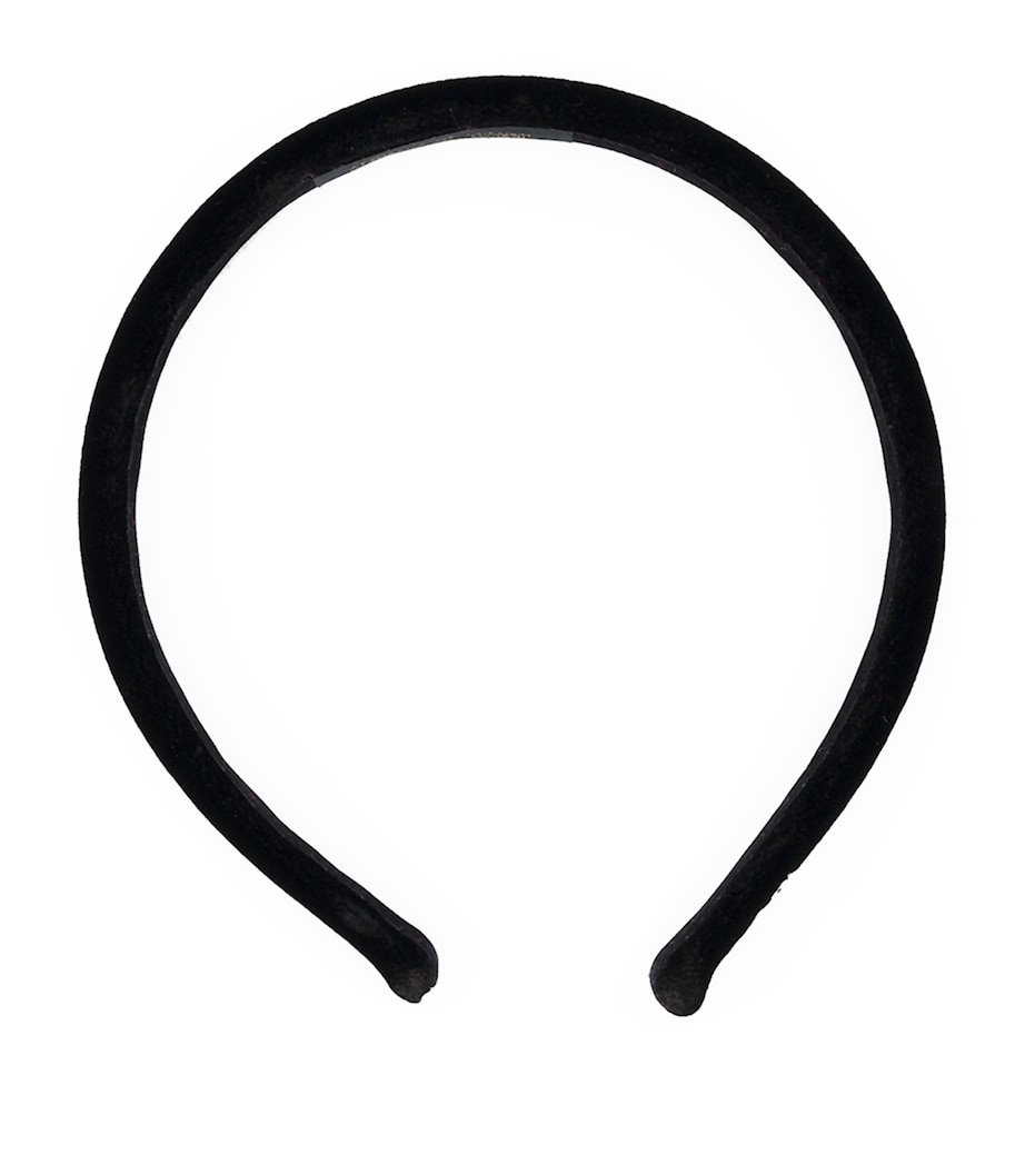 Alexandre de Paris Velvet Timeless Ella Headband N Noir Image 1