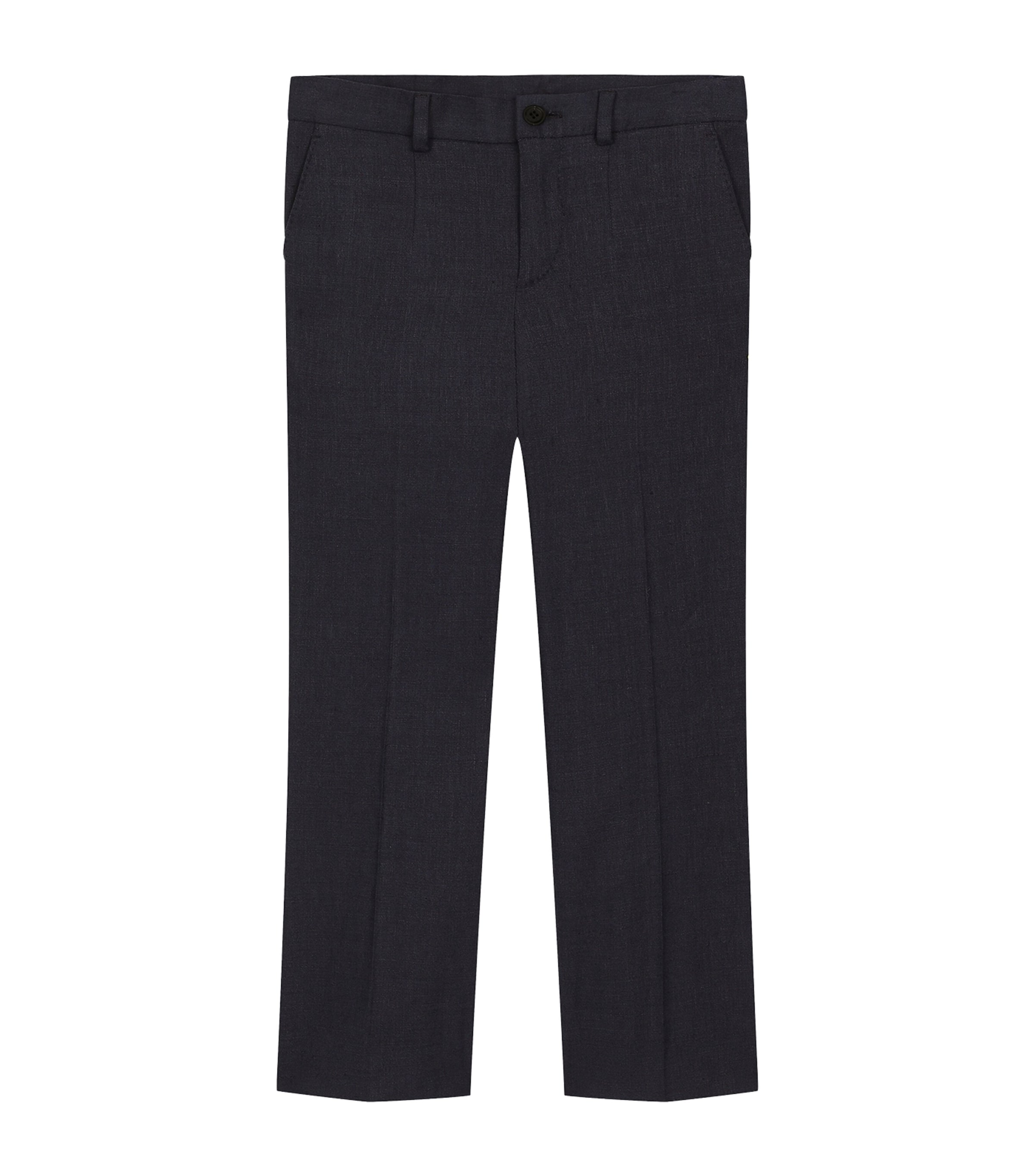 Dolce & Gabbana Linen-blend Straight Trousers