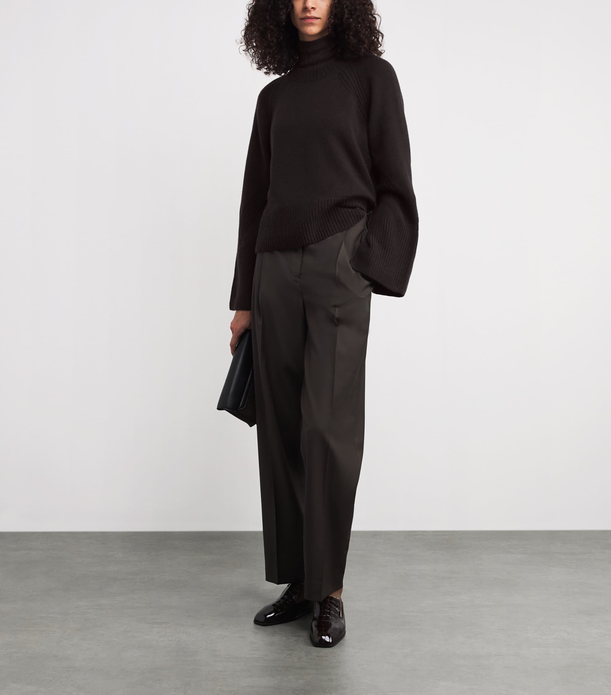 Cashmere Maple Sweater COCOA Image 2