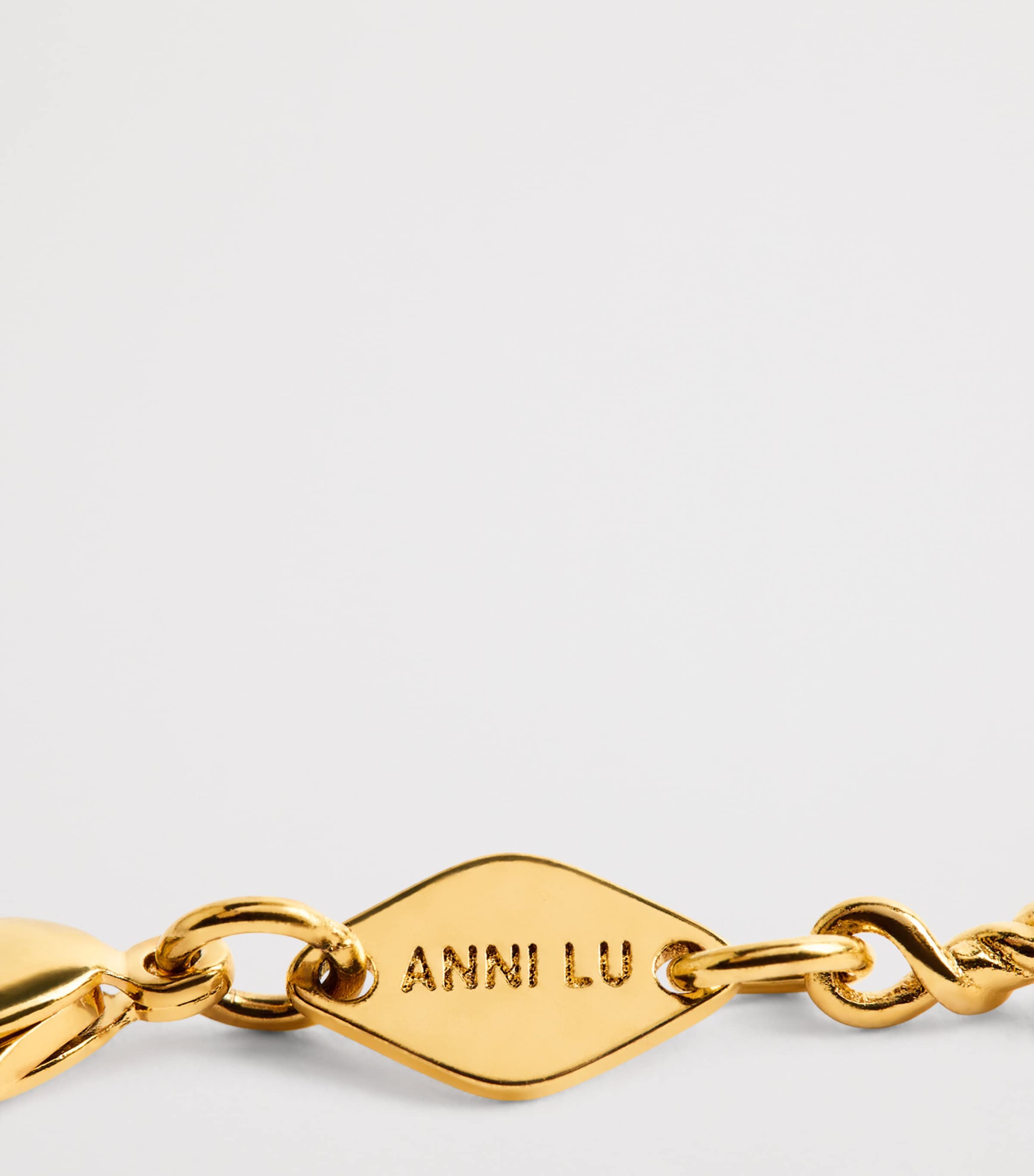 Anni Lu Gold-Plated Deep Blue Bracelet Golden Lapis Image 5