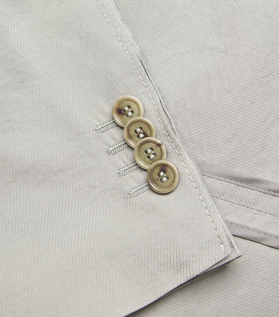 Silk-Blend Blazer U8066 Image 5