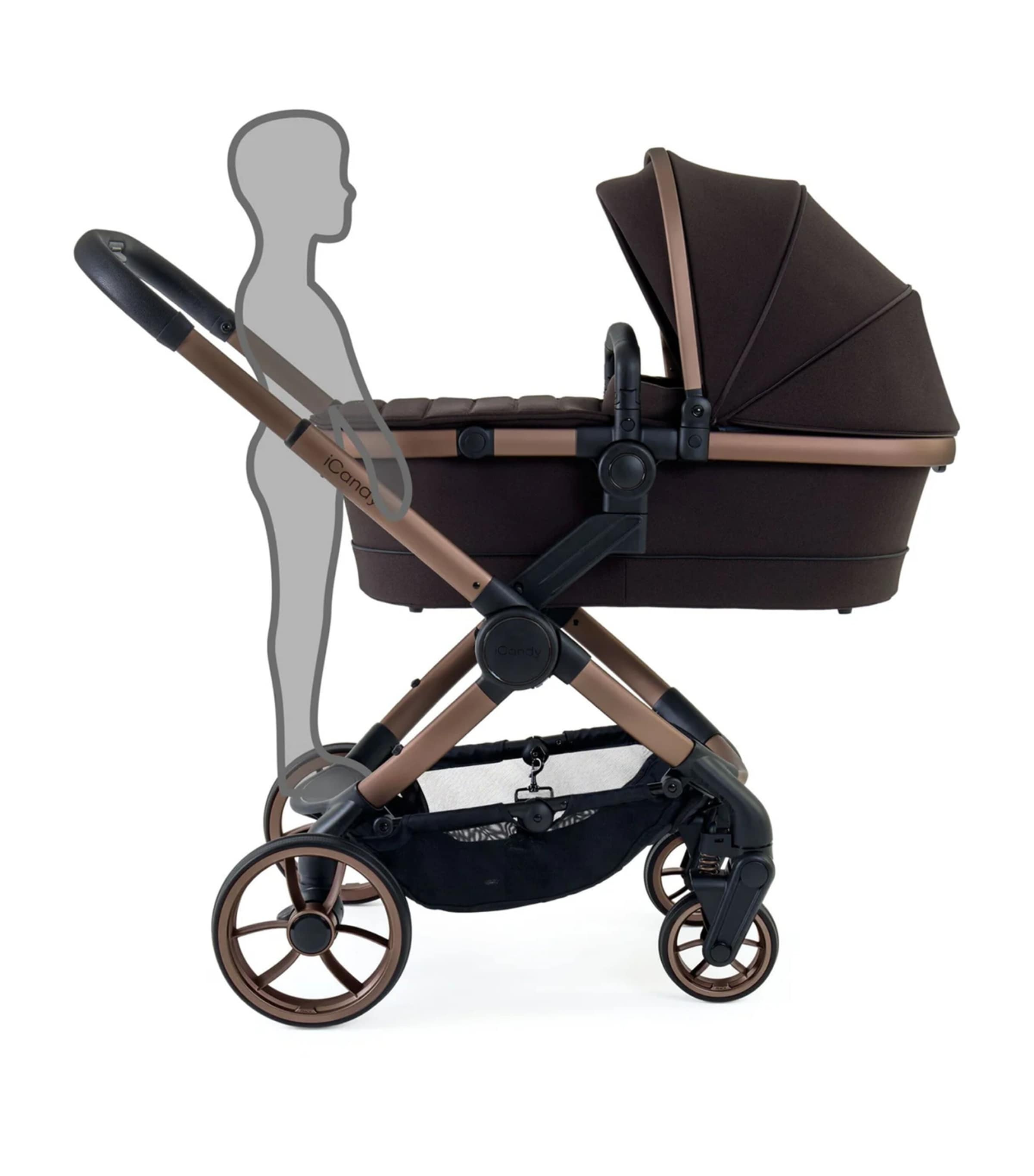 iCandy Peach 7 Pushchair and Carrycot Pecan Image 6