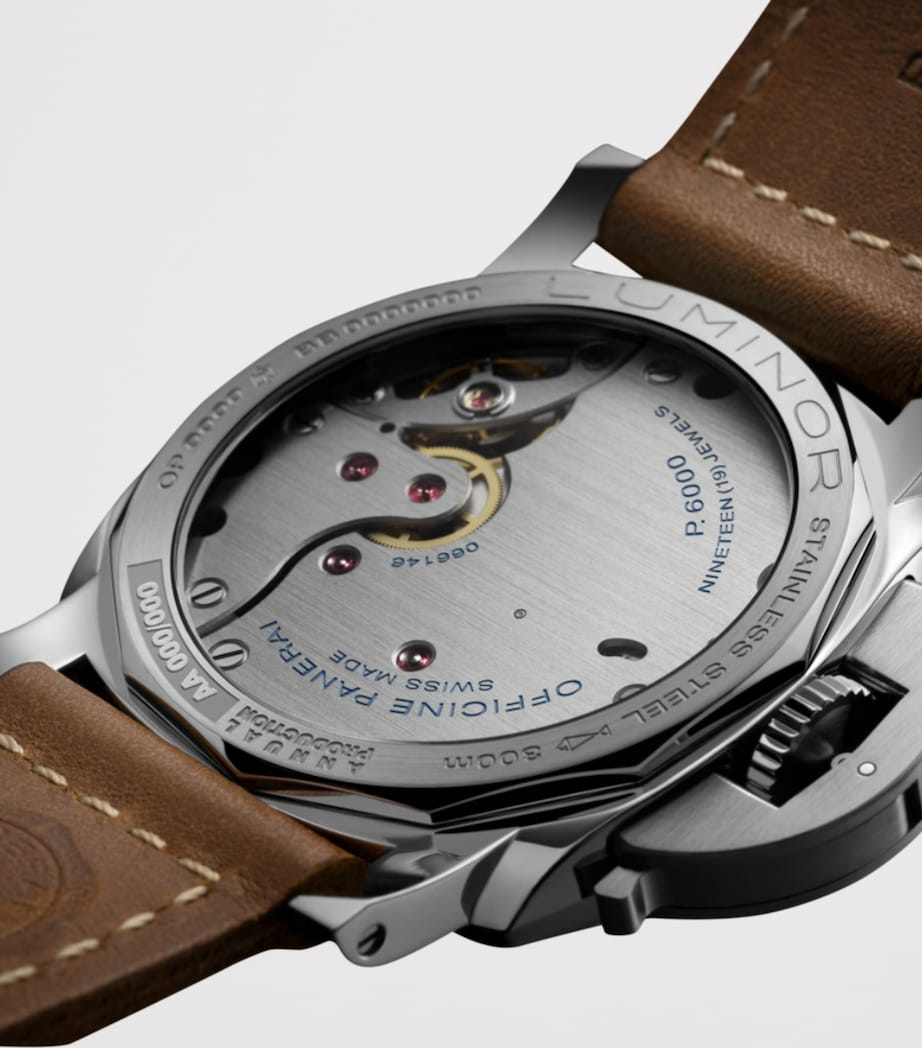 Panerai Stainless Steel Luminor Destro Watch 44mm Blue Image 4