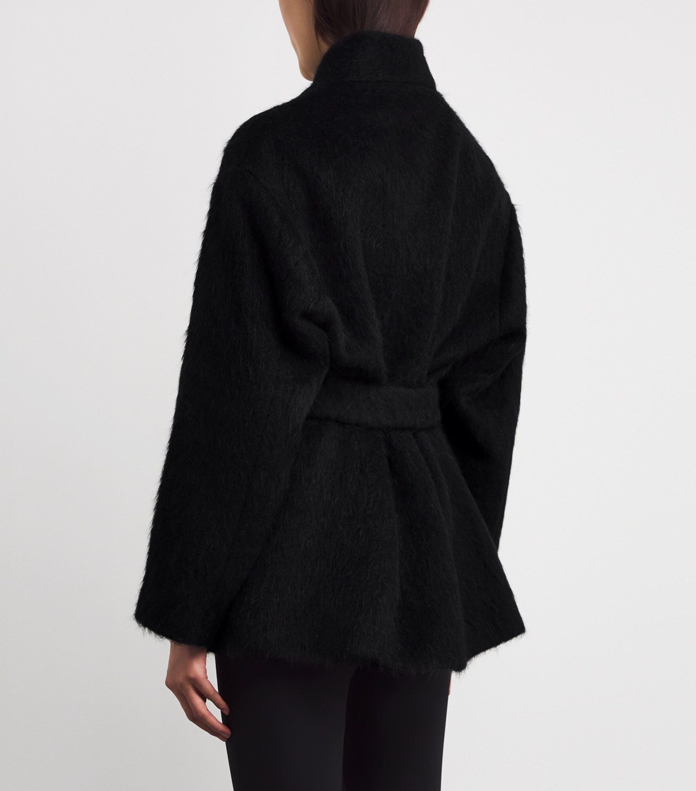 Wool-Blend Noorie Coat BLACK Image 5