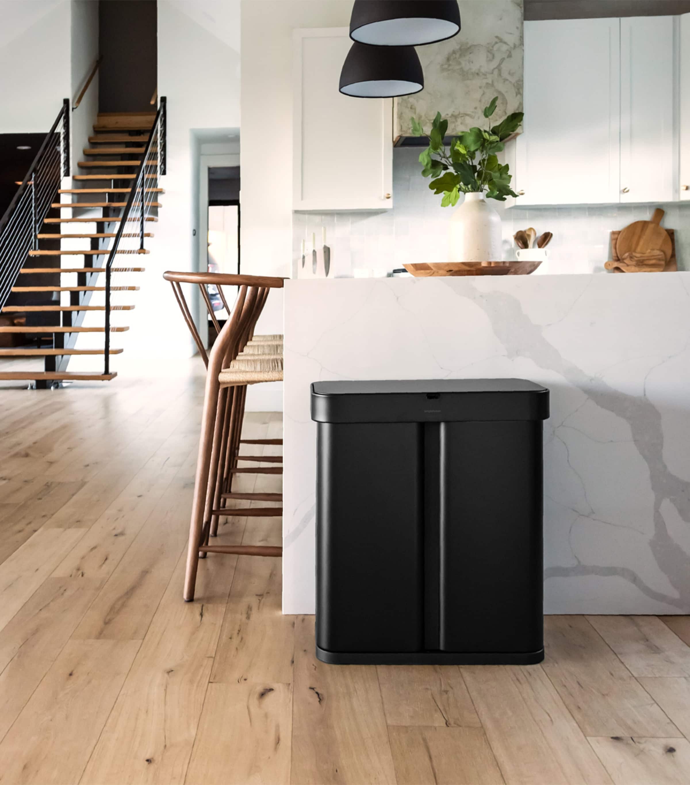 Rectangular Sensor Bin (58L) BLACK Image 3