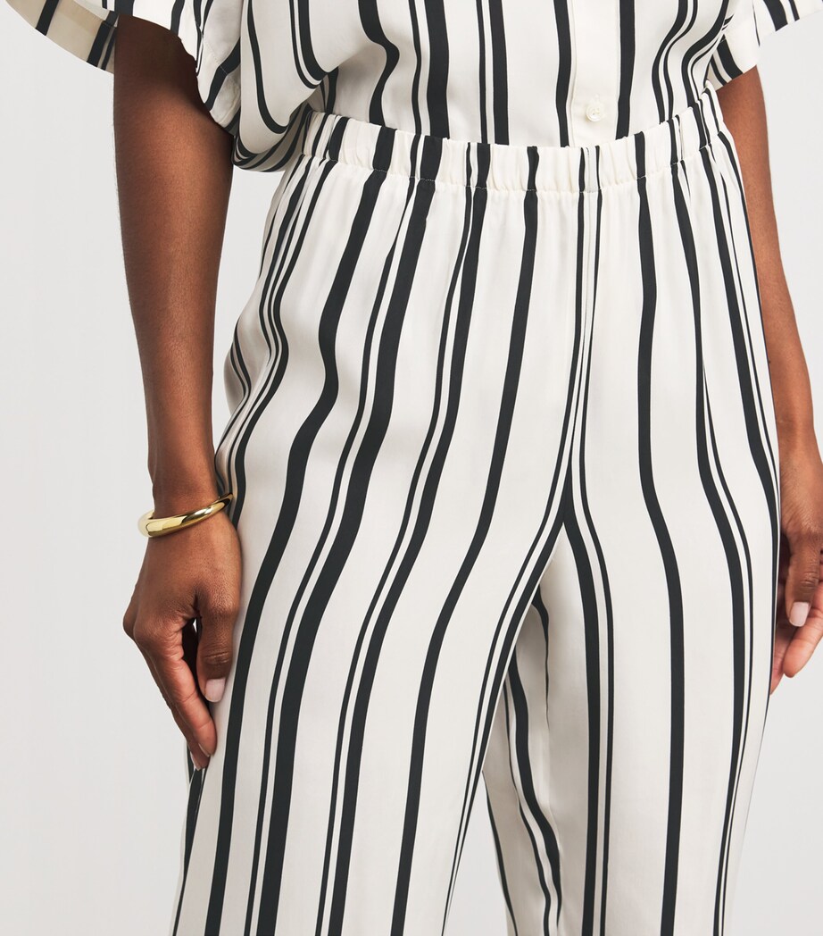 Satin Stripe Elain Trousers PRINT Image 6