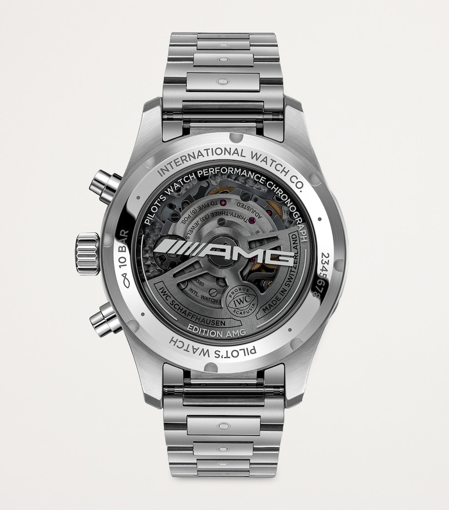 x Mercedes-AMG Titanium Pilot's Performance Chronograph Watch 41mm BLACK Image 2