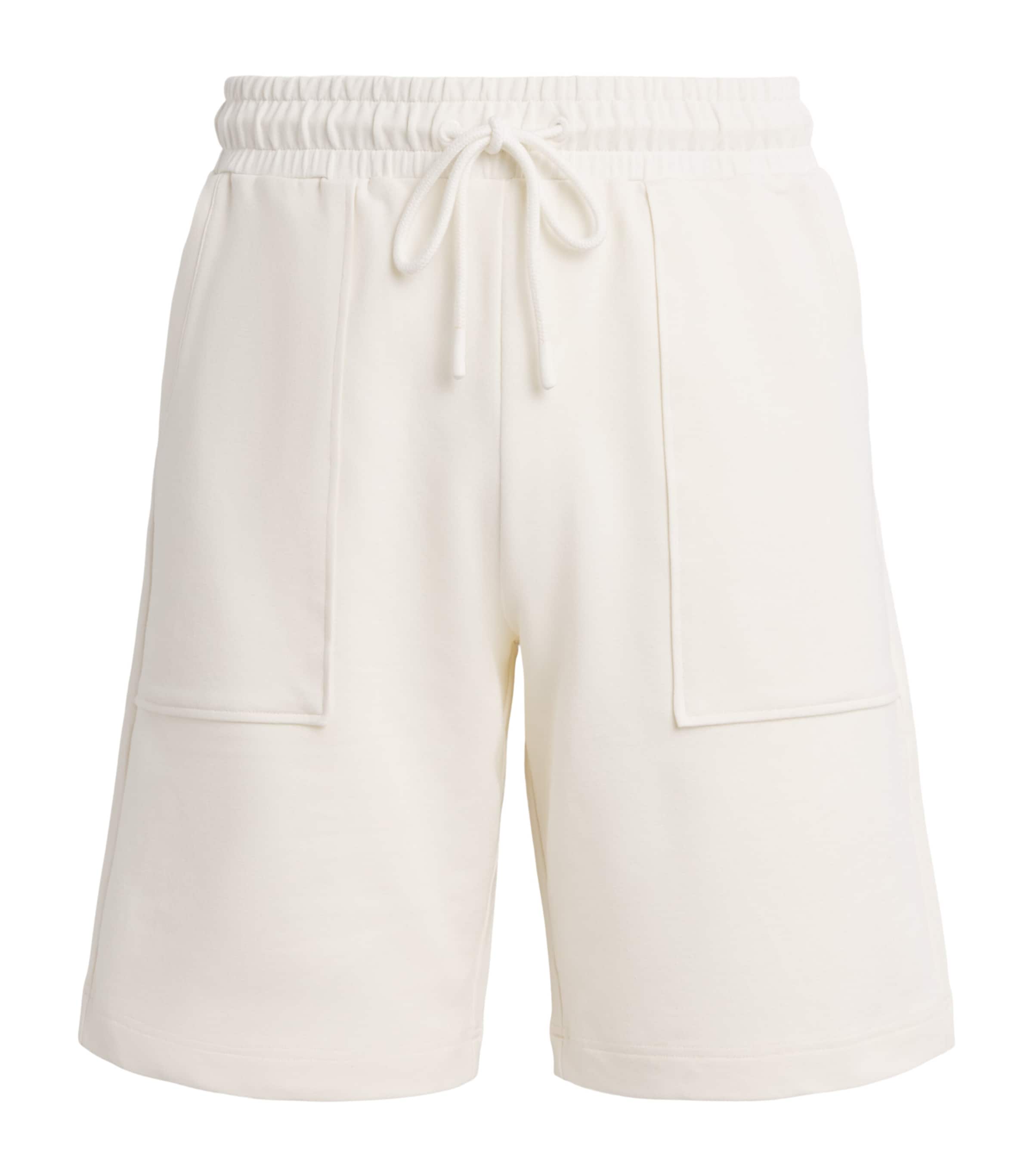 Zimmerli Mens Modal-Cotton Summer Lounge Shorts Sea Salt Image 1