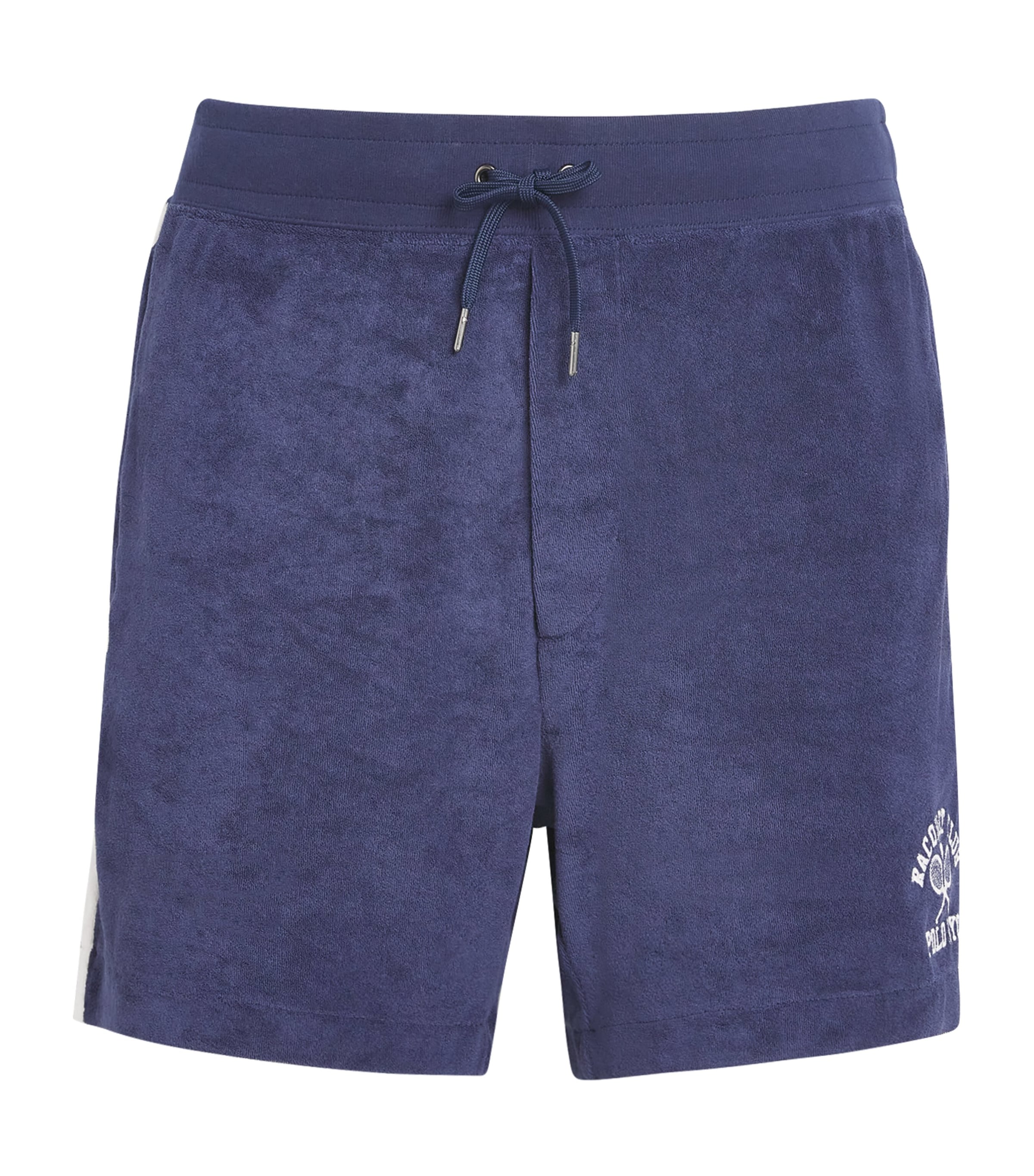 Polo Ralph Lauren Mens Towelling Shorts Navy Image 1
