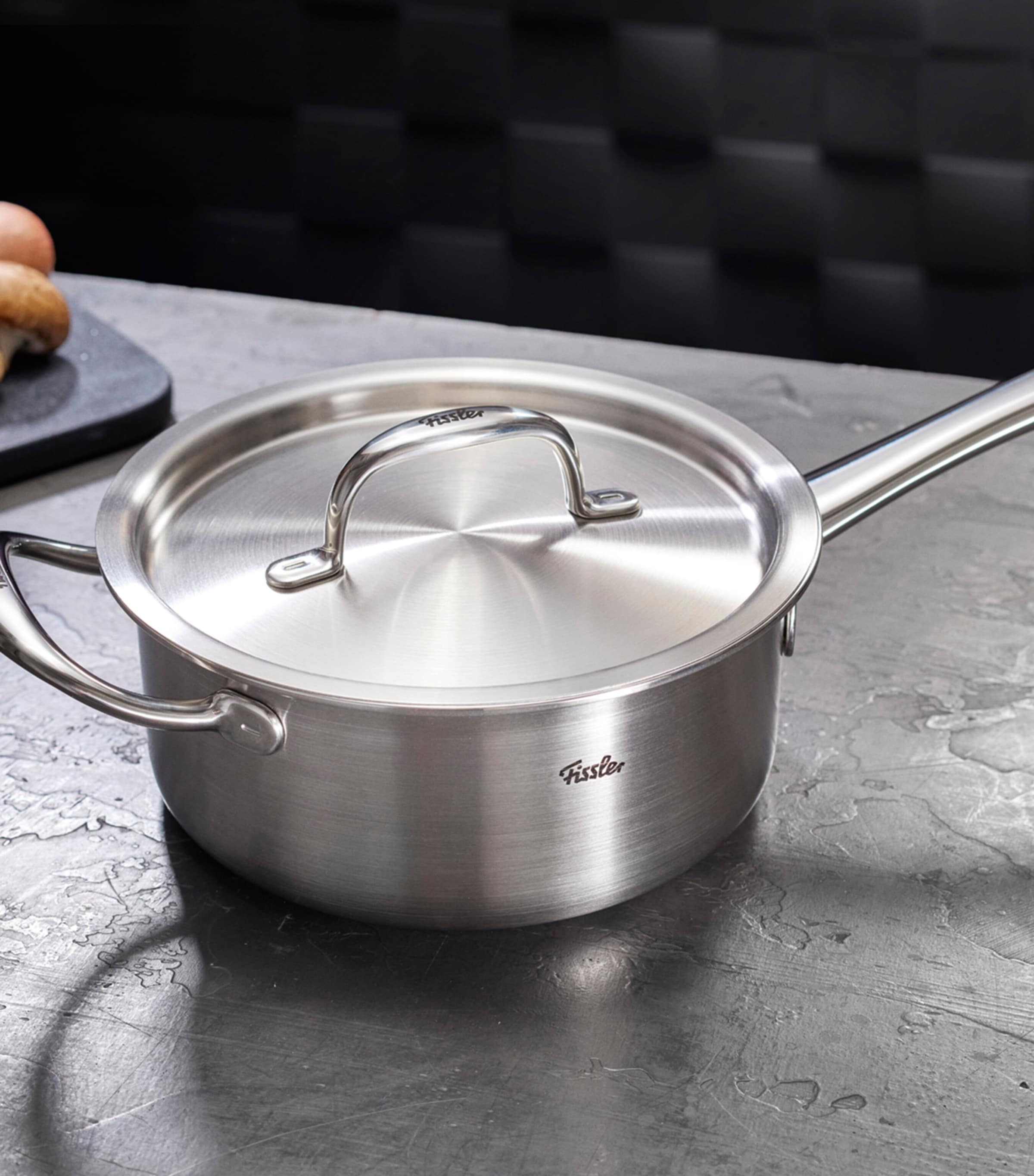 Stainless Steel M5 Pro-Ply Sauce Pan (20cm) GREY Image 6