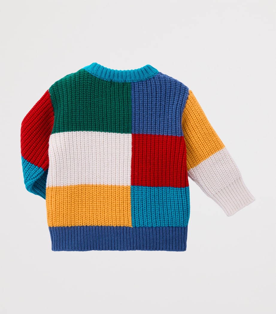 Colour-Block Teddy Sweater (2-7 Years) 15 Image 2