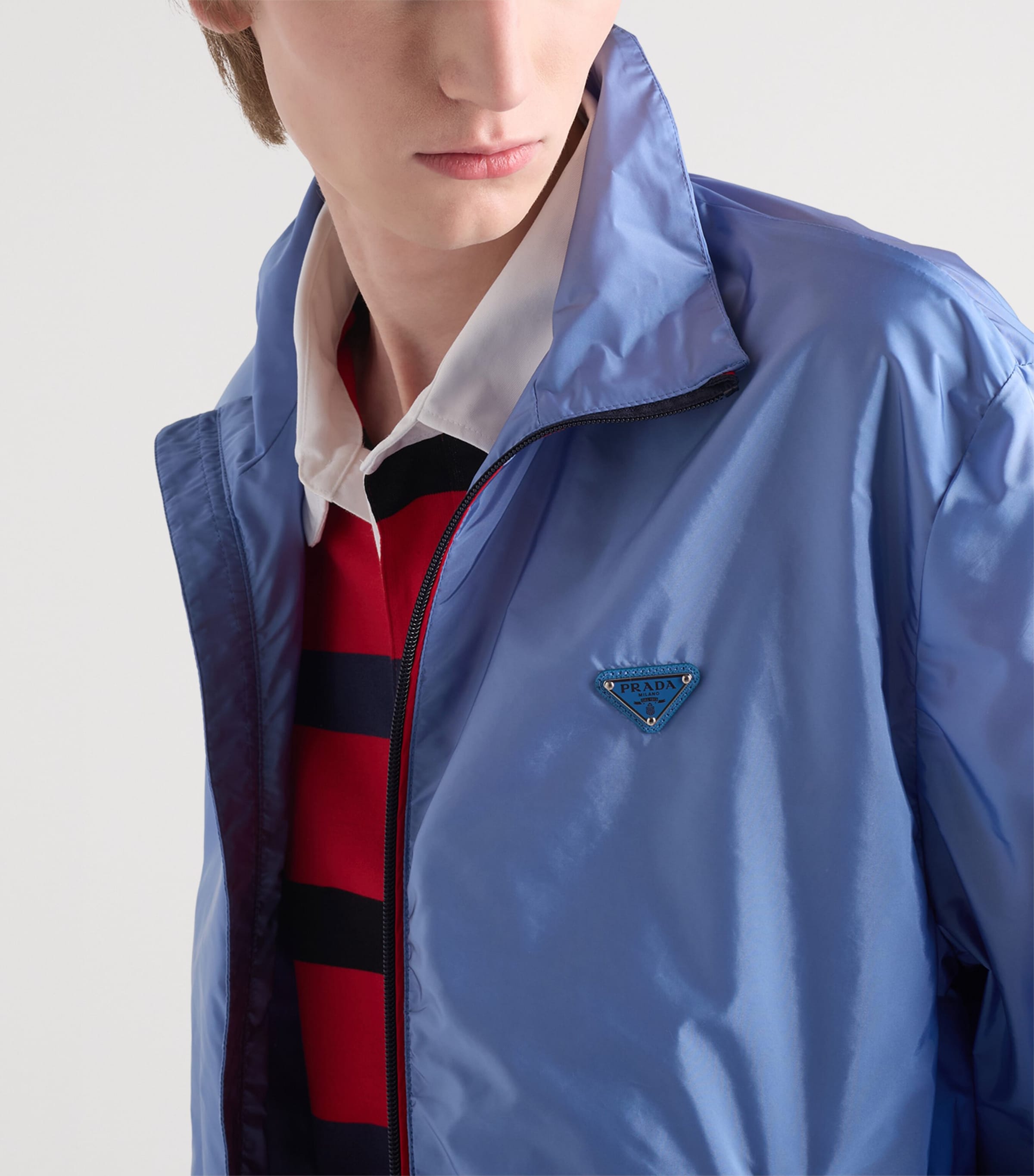 Re-Nylon High Neck Jacket F0EJS Image 4