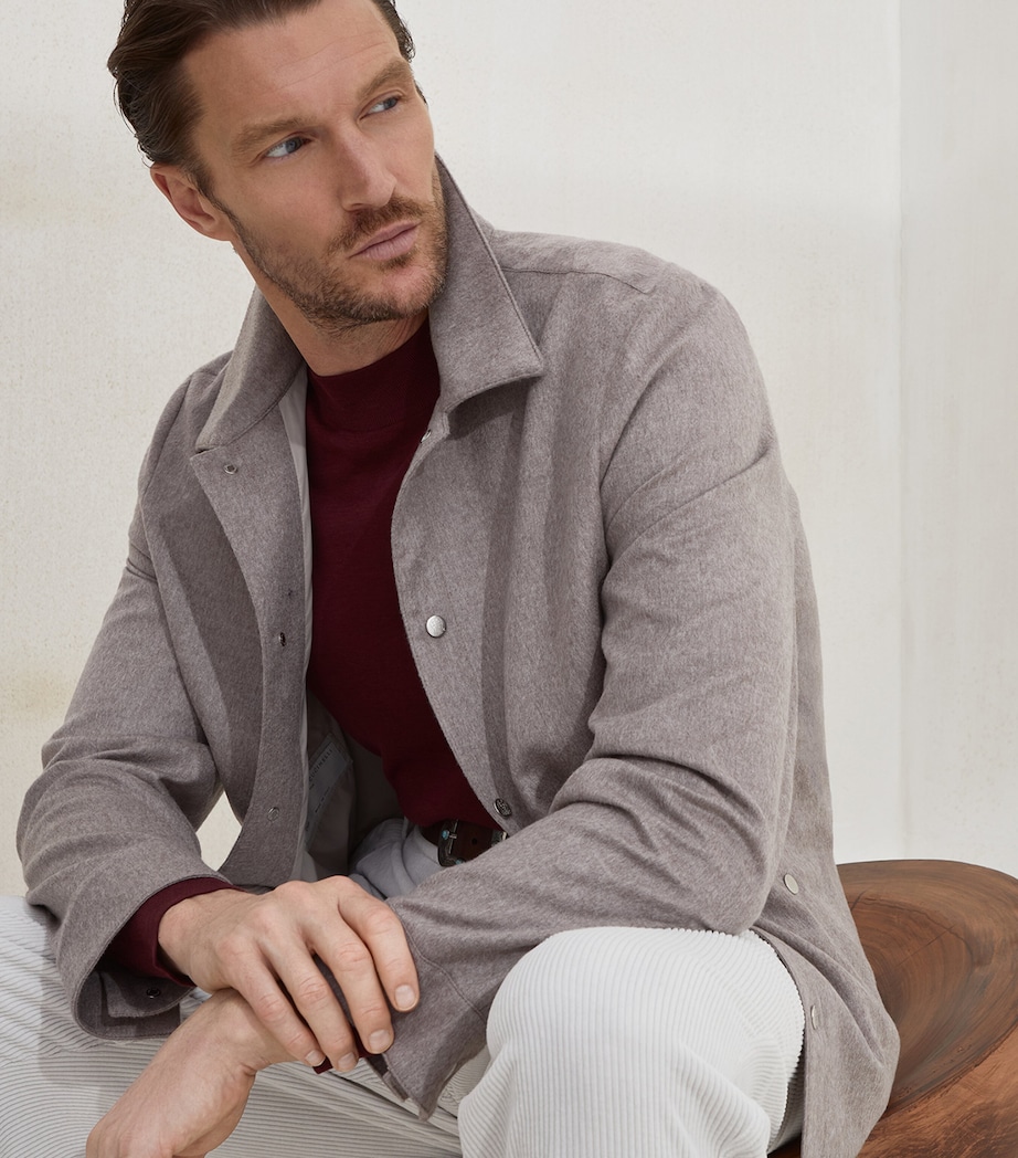 Cashmere Overshirt CFU75 Image 5