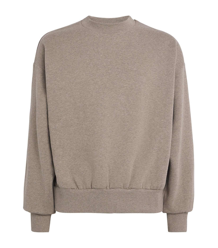 Cotton-Blend Back Logo Sweatshirt HOMESTEAD HEATHER Image 1