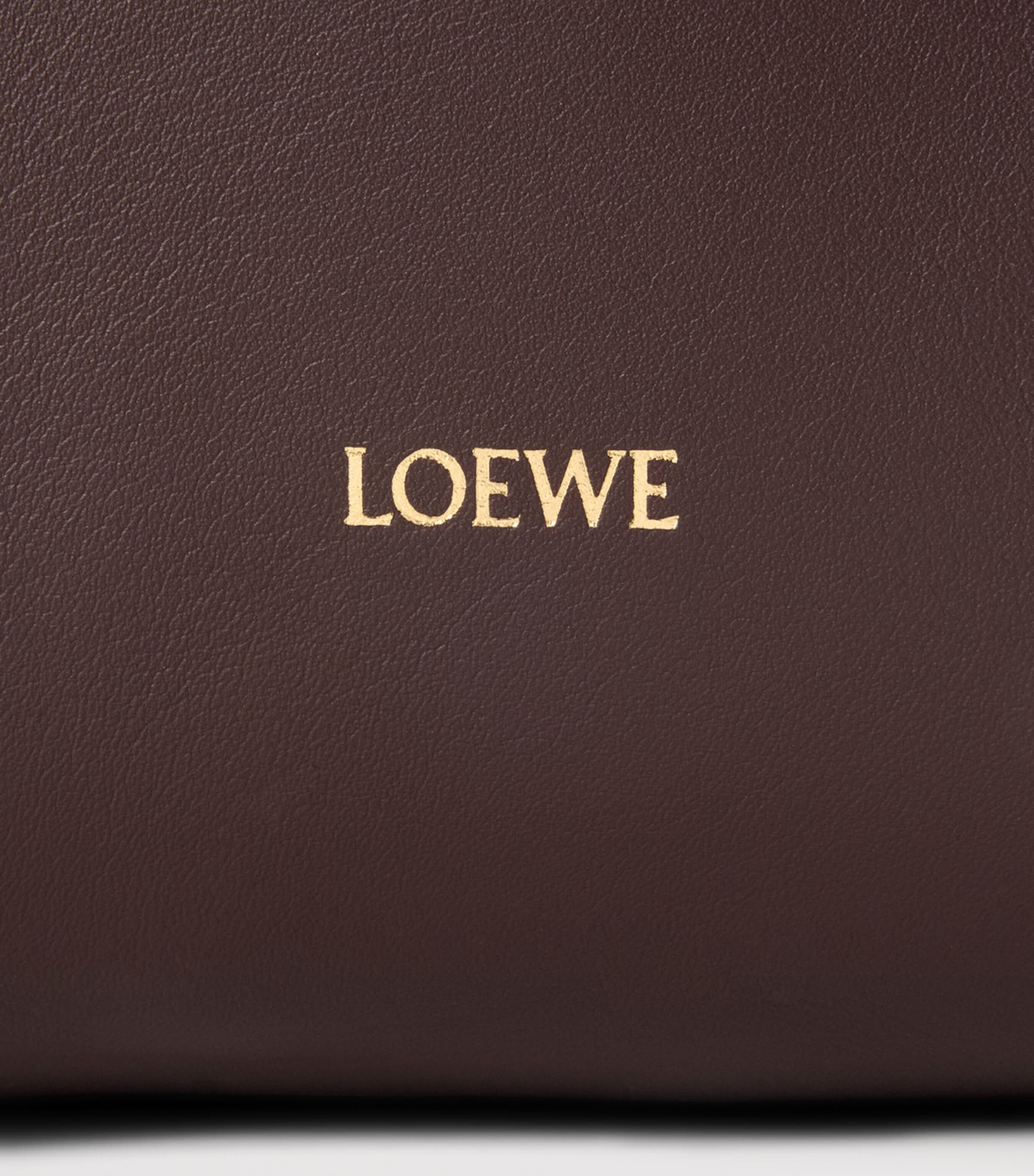 Calfskin Hammock Flip Tote Bag DARK CHESTNUT Image 8