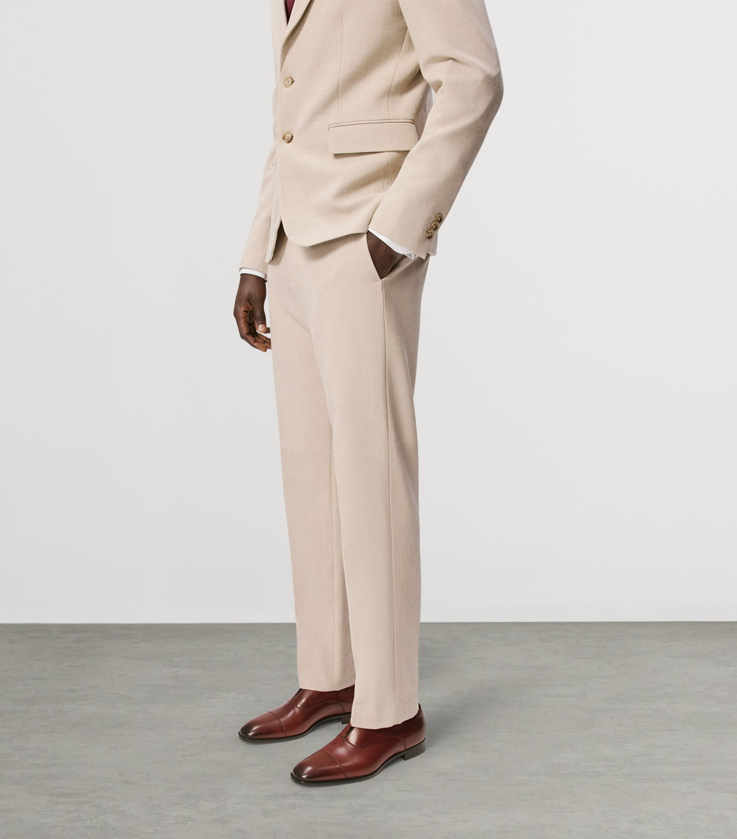 Alpha Male Calfskin Oxford Shoes BG71 Image 2