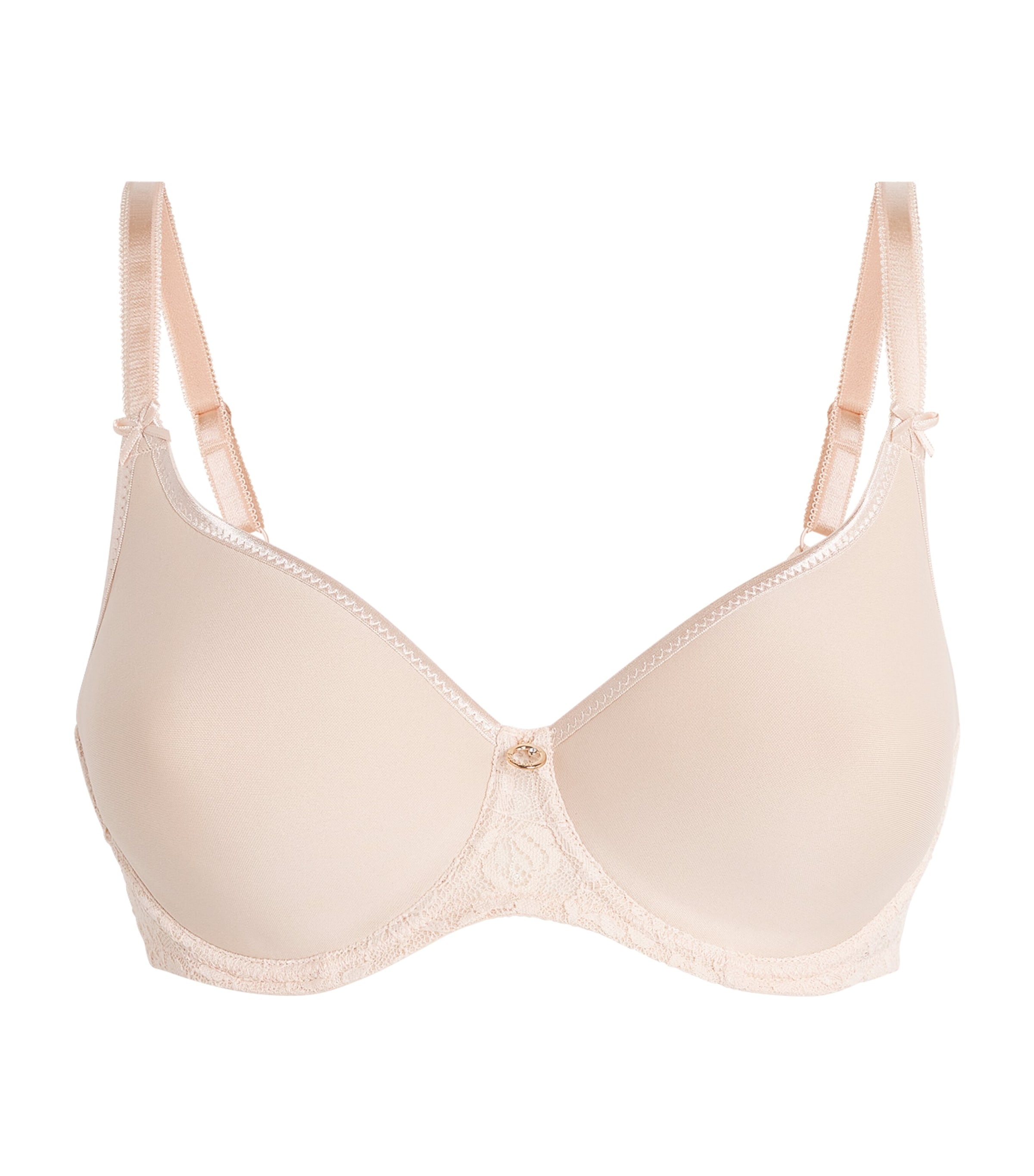 Lace-Trim Rosessence T-Shirt Bra NUDE D ETE Image 1