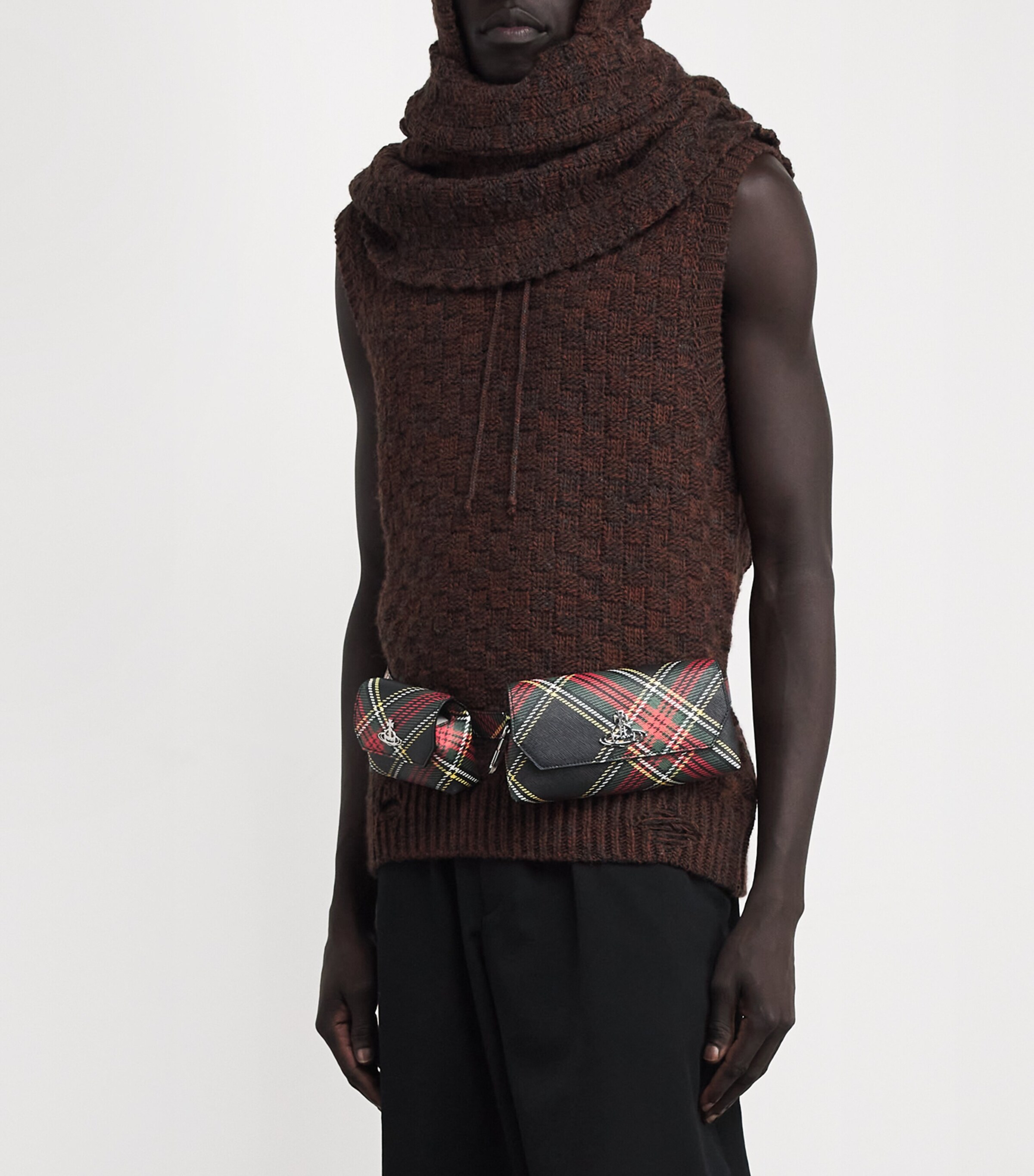 Vivienne Westwood Multi Pouch Belt Bag Chelsea Tartan Image 2