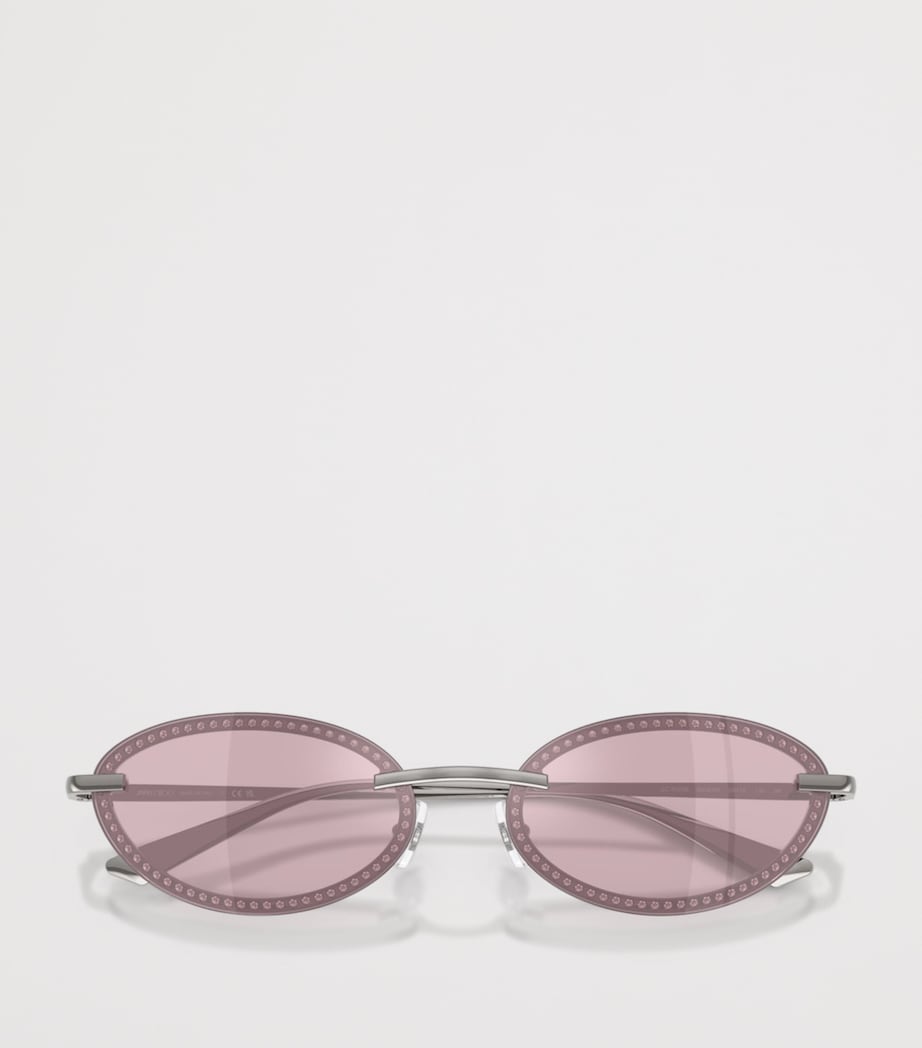 Jimmy Choo Oval Sunglasses Image 5