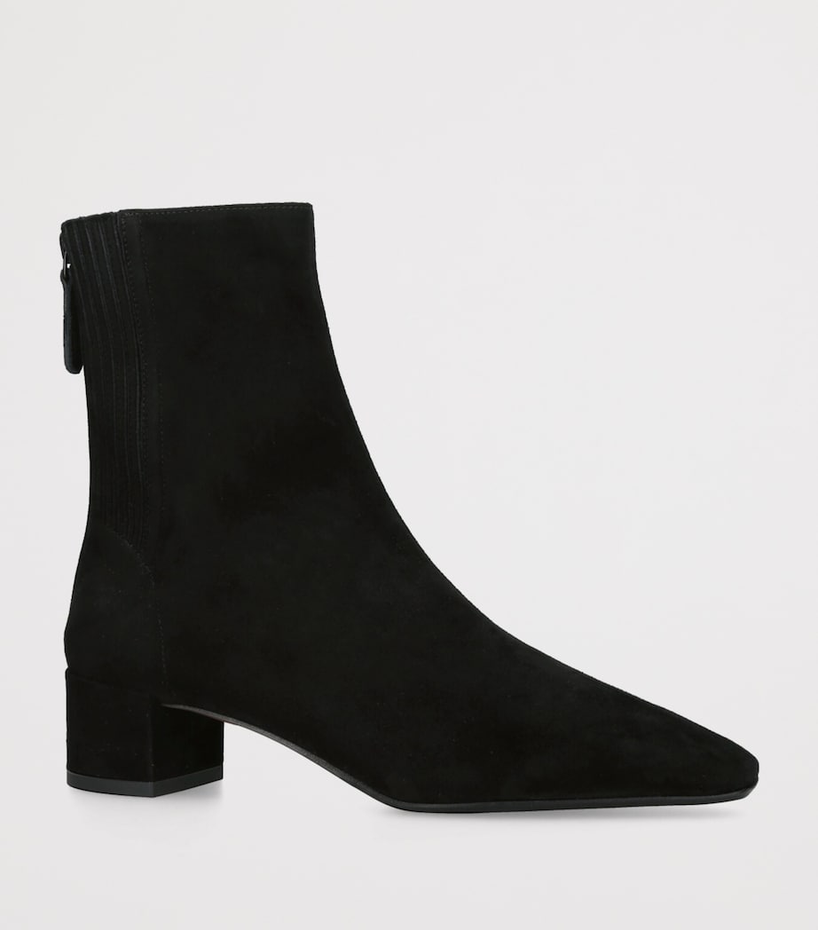 Suede Saint Honor Ankle Boots 35 BLACK Image 3