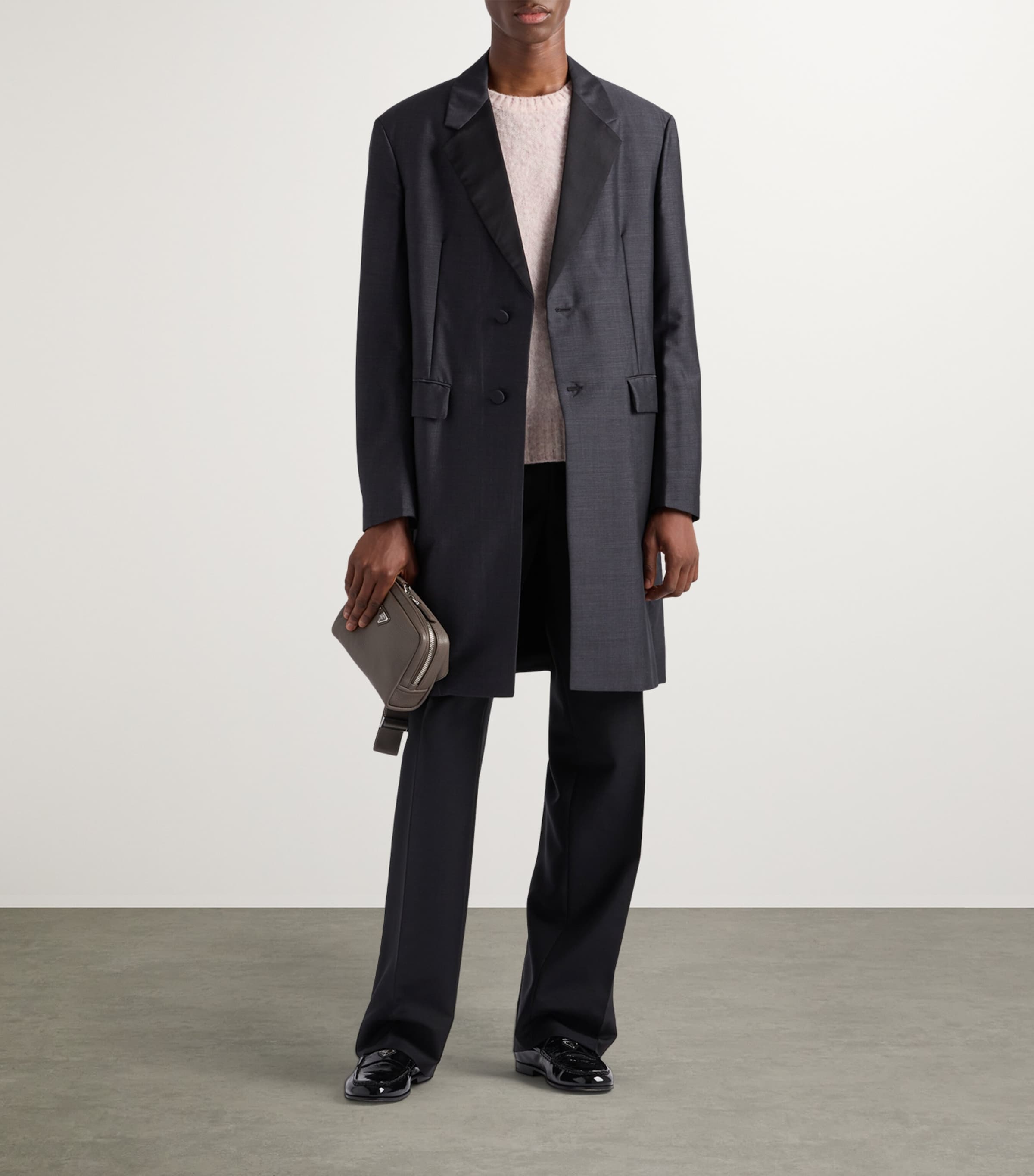 Saffiano Leather Shoulder Bag F0218 Image 2