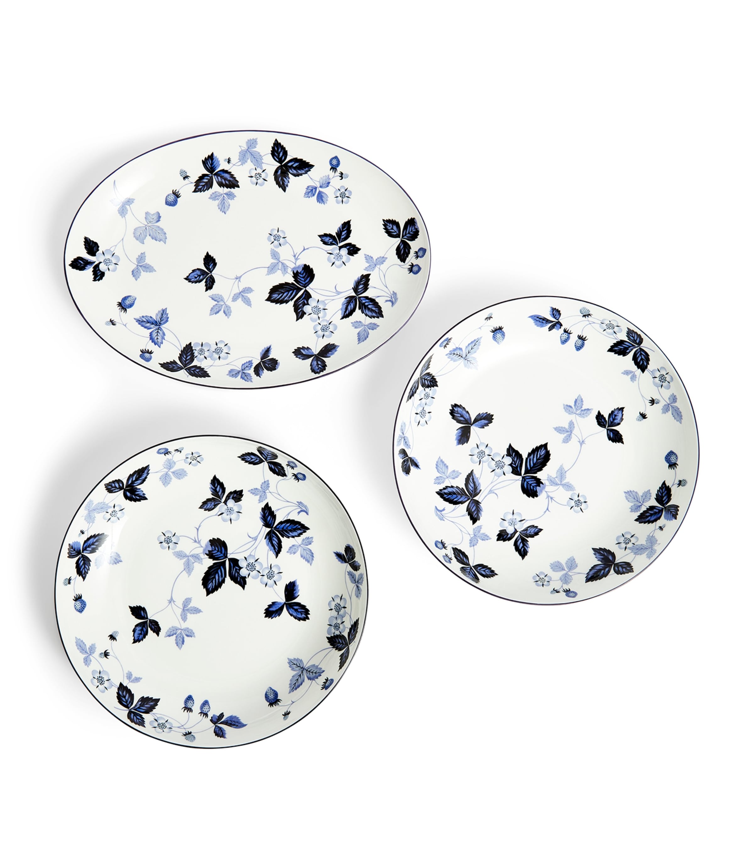 Wild Strawberry Inky Blue 15-Piece Dinner Set MULTI Image 4