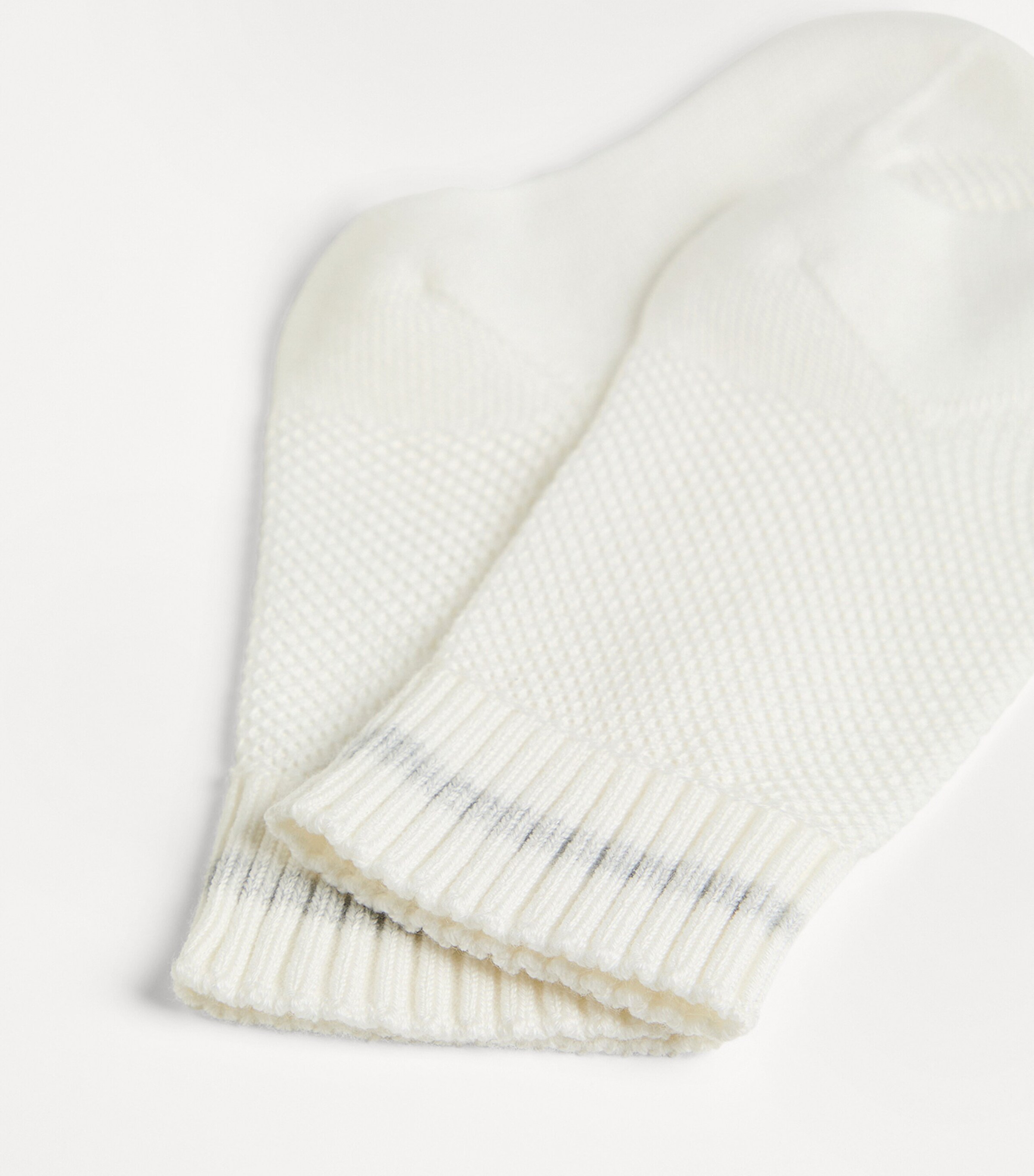 Brunello Cucinelli Kids Cotton Waffle Knit Socks (6-36 Months) Image 2