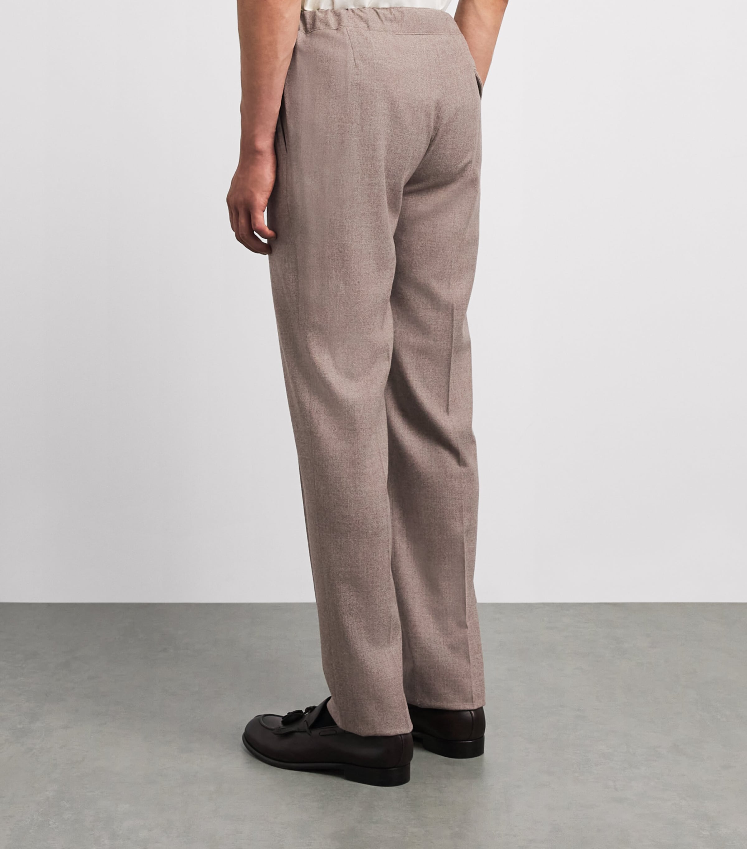 Fioroni Cashmere Mens Virgin Wool Straight Chinos Image 5