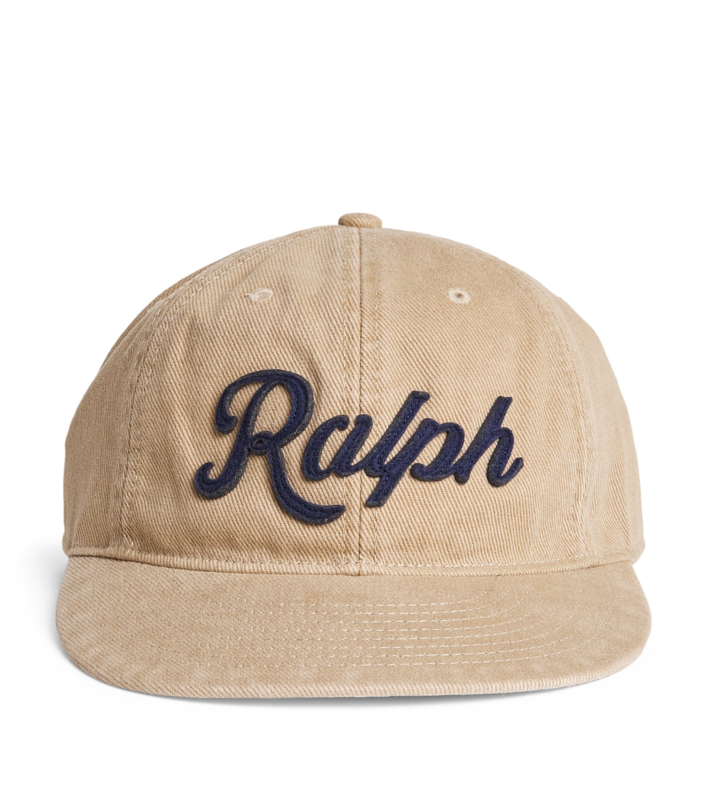 Polo Ralph Lauren Cotton Signature Cap In Beige