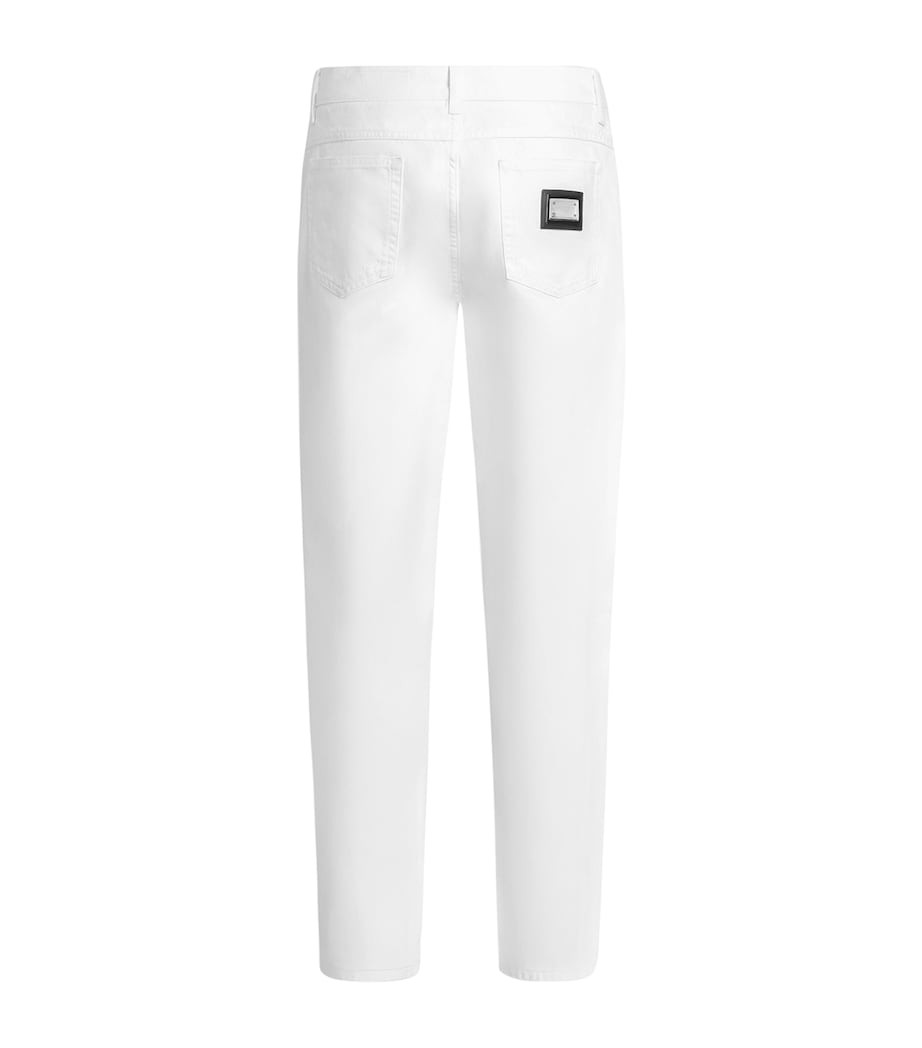 Dolce&Gabbana Mens Slim Jeans Combined Colou Image 2