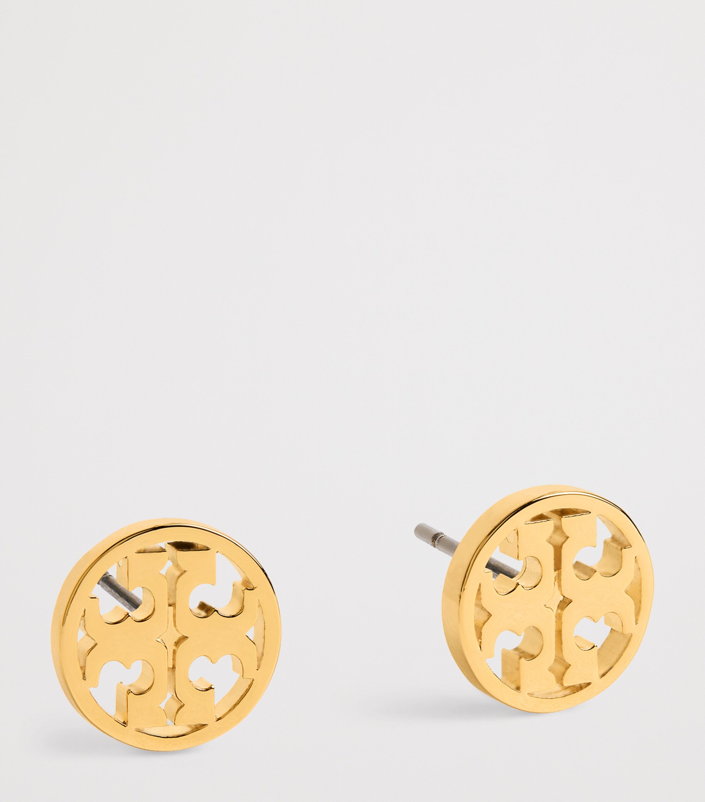 Tory Burch Miller Logo Stud Earrings Tory Gold Image 3