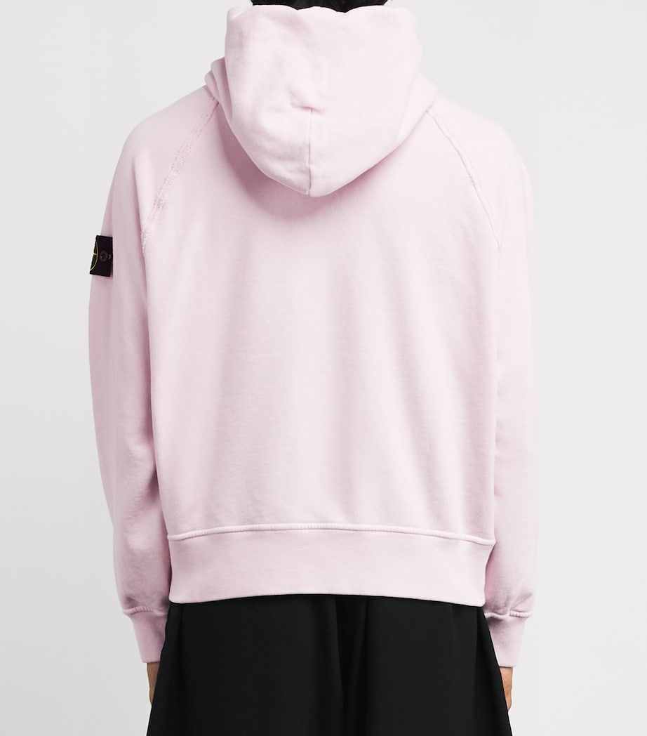 Cotton Compass Patch Hoodie V0080 Image 4